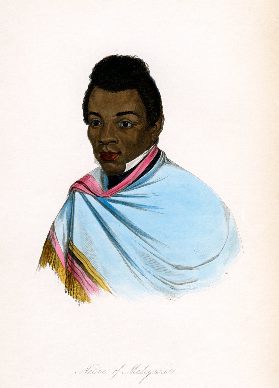 Nativo del Madagascar, c1850 da James Prichard