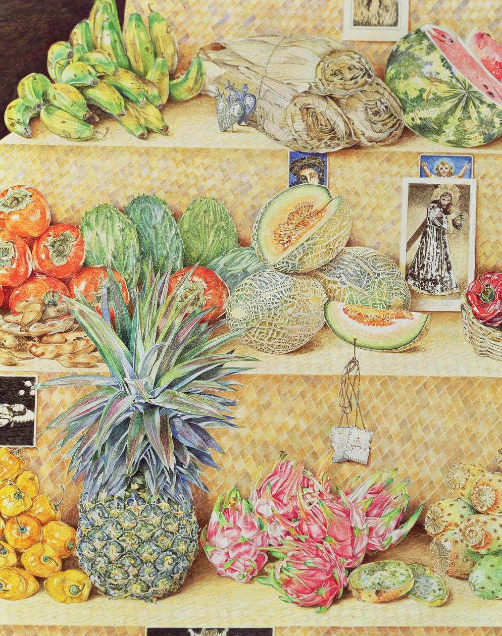 Bancarella di frutta, La Laguinilla, 1998 da James Reeve