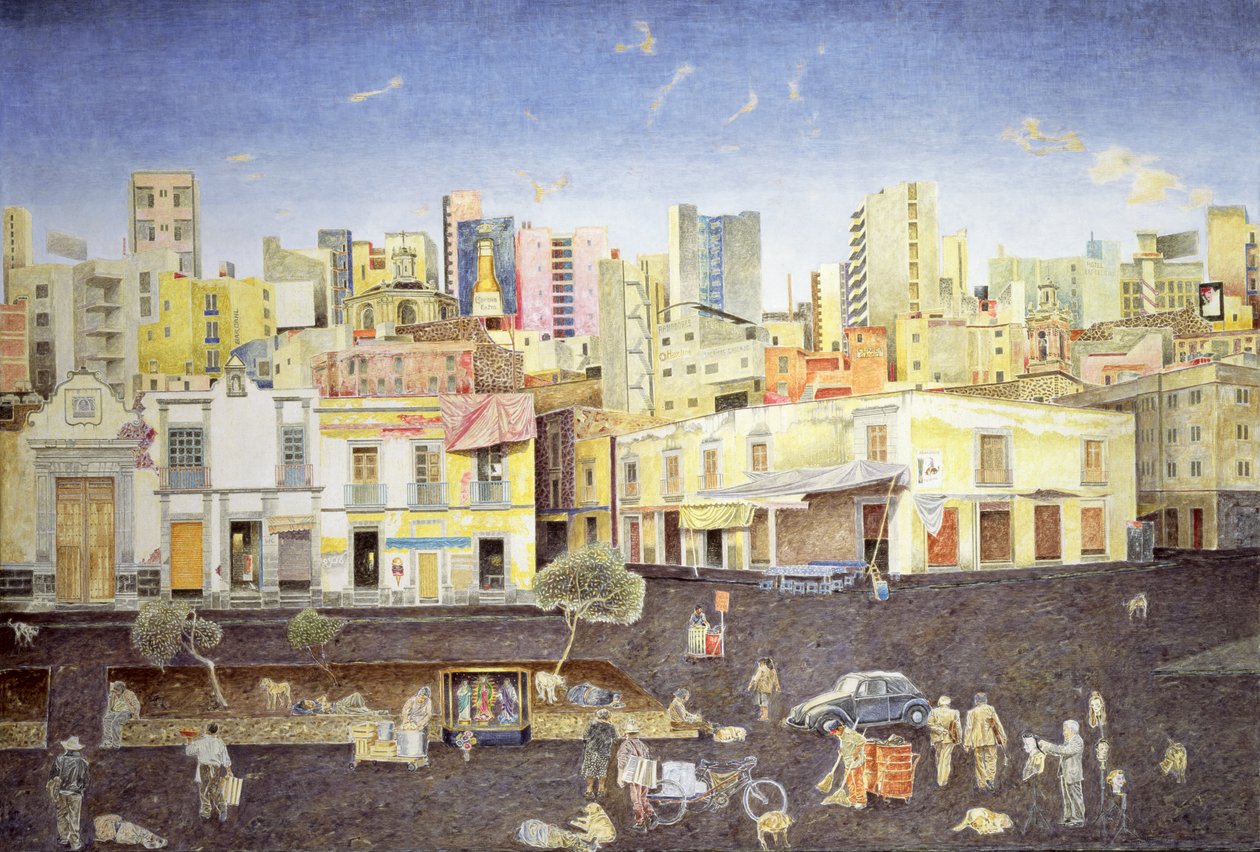 Parrucchiere nella Plaza Roldan, 2001 da James Reeve