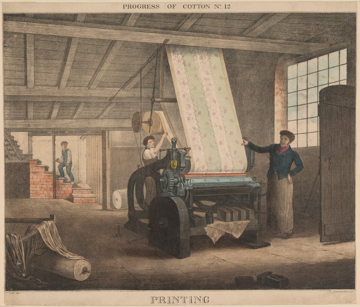 Progresso del cotone, #12: Stampa da James Richard Barfoot