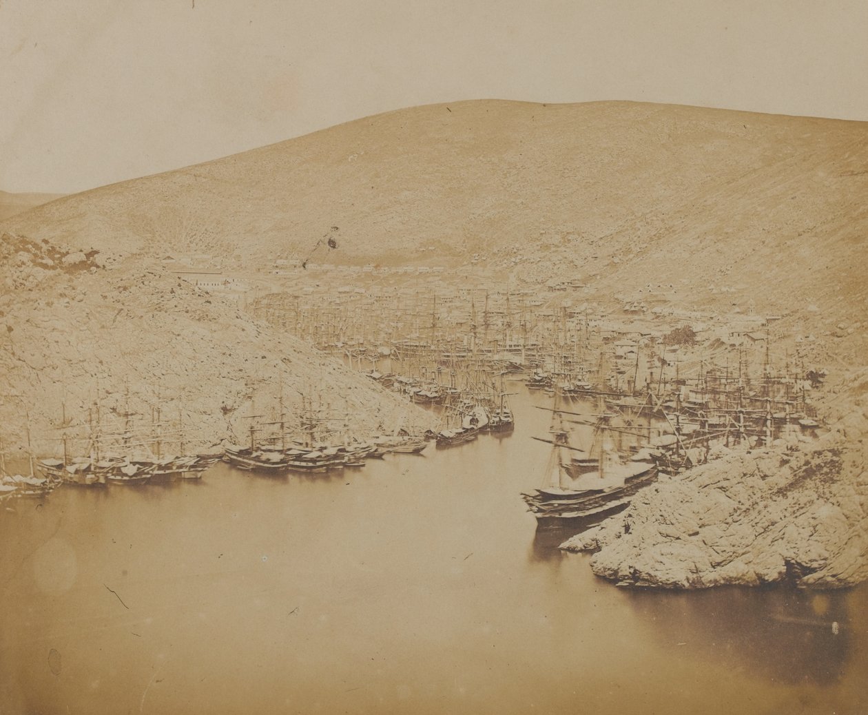 Porto di Balaklava, 1855 da James Robertson