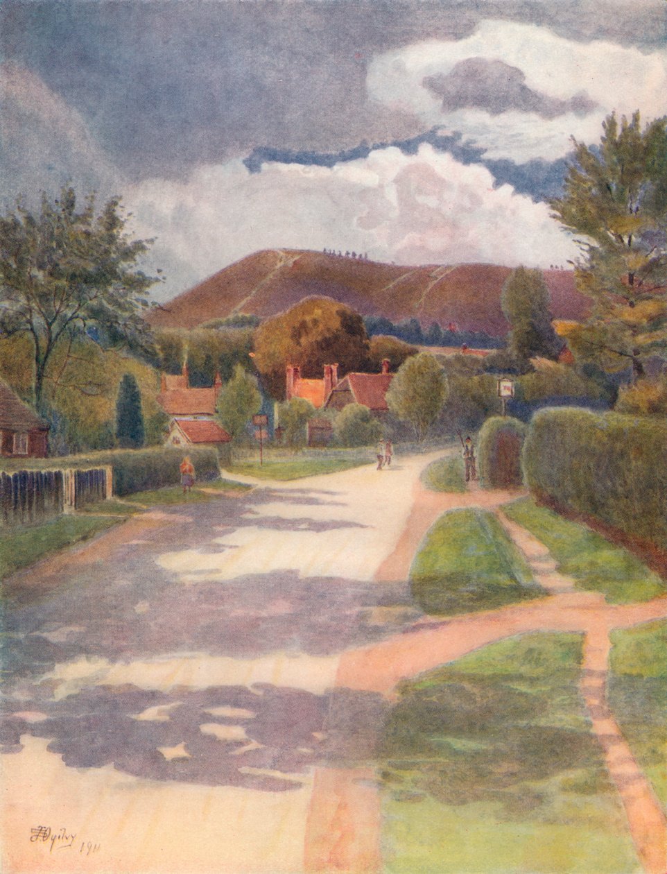 Villaggio di Ewehurst da James S Ogilvy