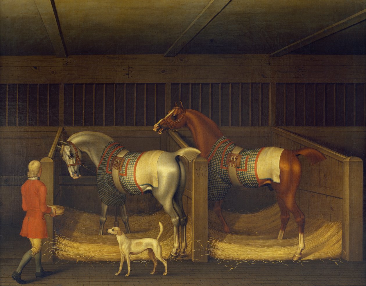 Cavalli da corsa di proprietà di Ambrose Phillips da James Seymour
