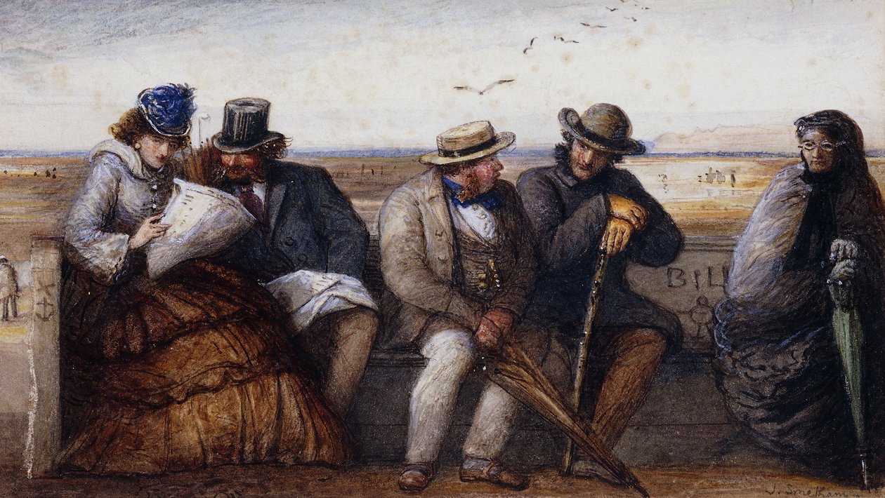 Pettegolezzi al mare da James Smetham