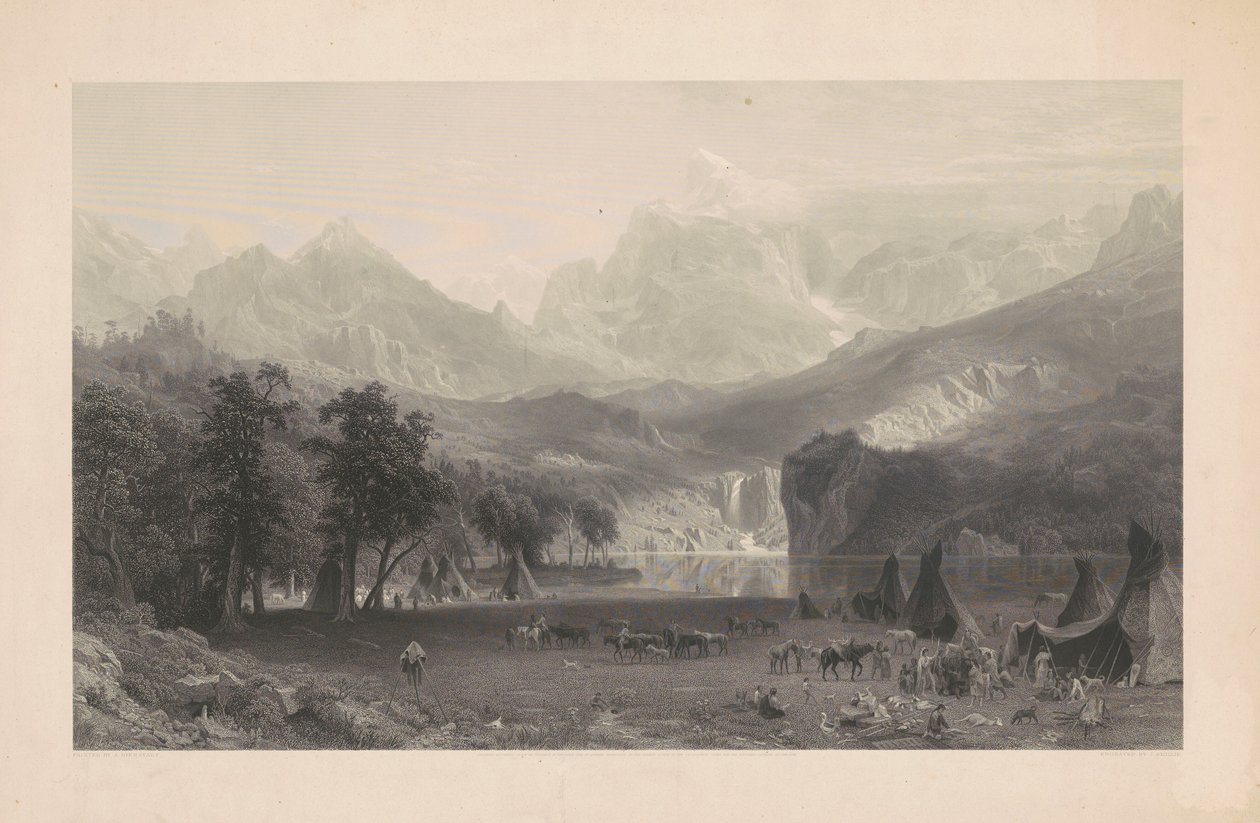 Le Montagne Rocciose da James Smillie, after Albert Bierstadt