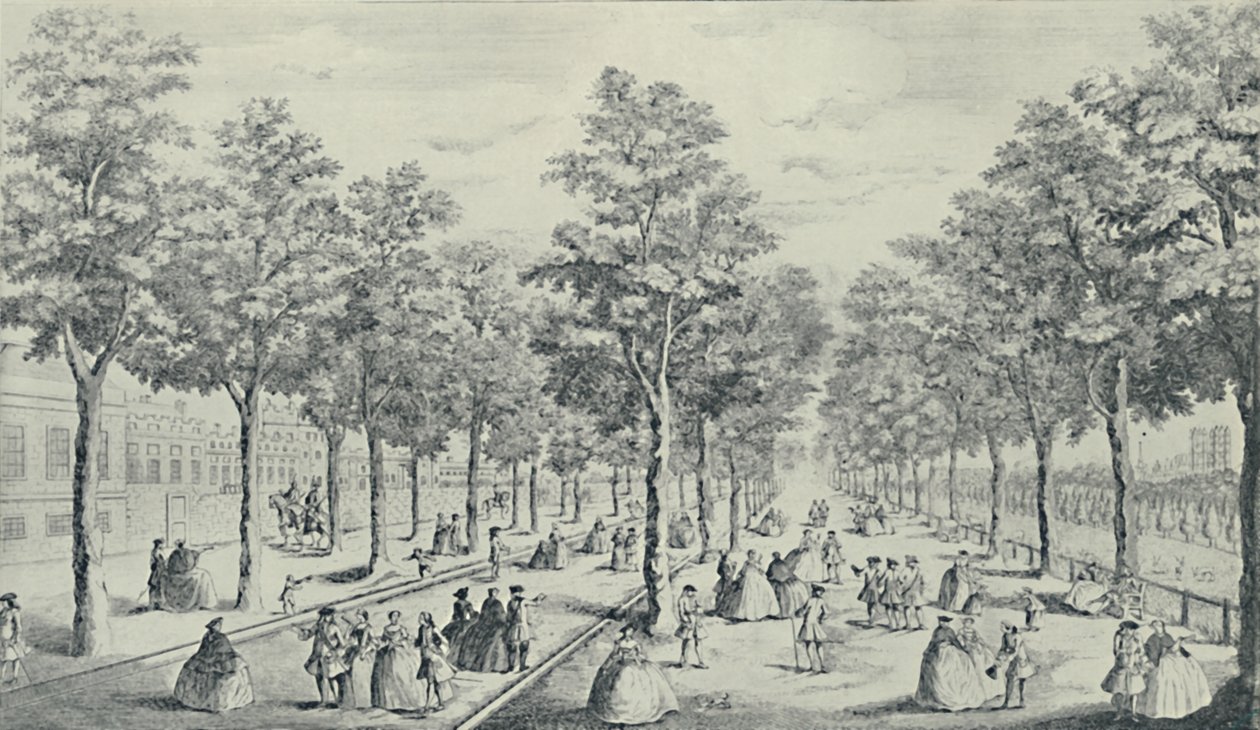 Società nel Mall, 1741, 1920 da James Smith