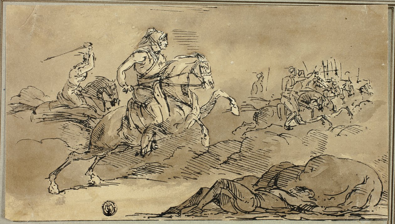 Cavalleria in battaglia da James Stuart