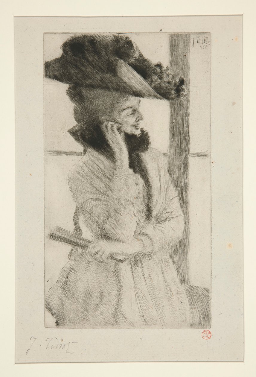 Alla finestra da James Tissot