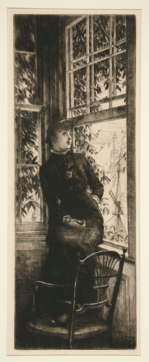 Al bordo del mare da James Tissot