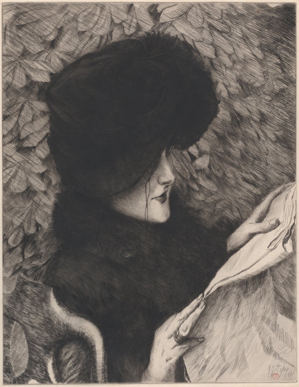 Il Giornale, 1883 da James Tissot