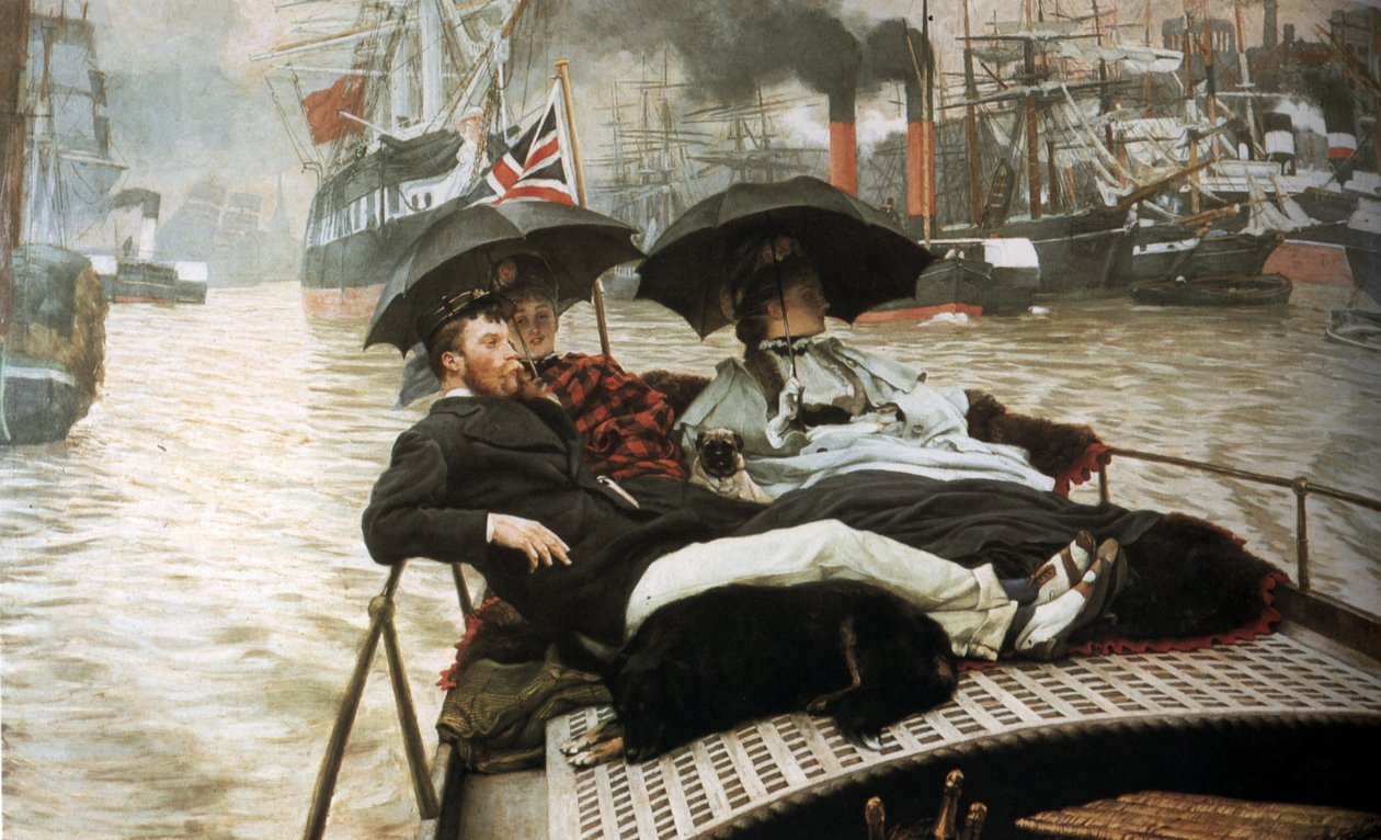Il Tamigi da James Tissot