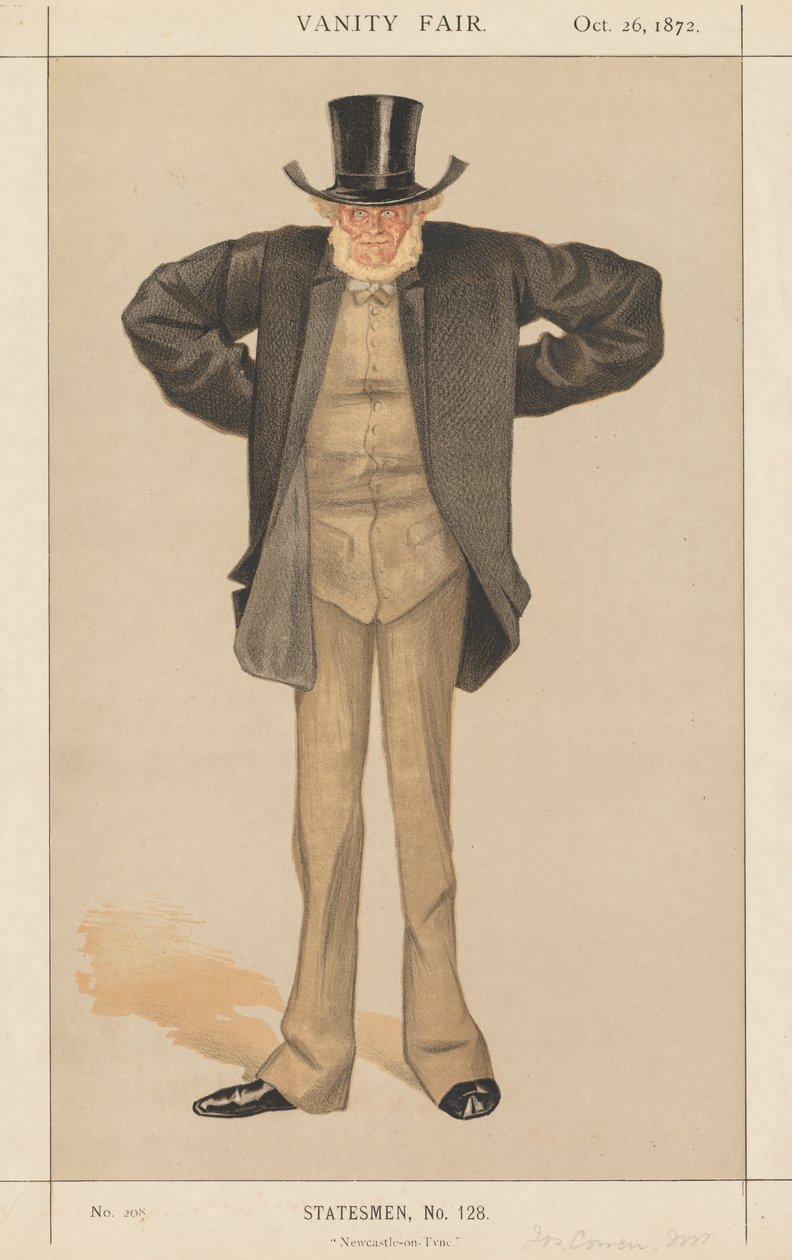 Vanity Fair: Statista, n. 128 "Newcastle-on-Tyne" da James Tissot