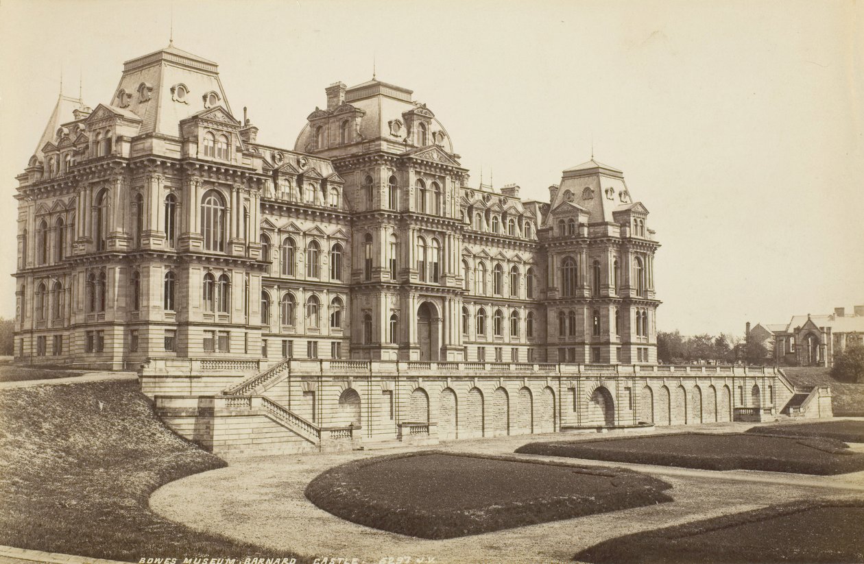 Museo Bowes, Barnard Castle, ca. 1880 da James Valentine