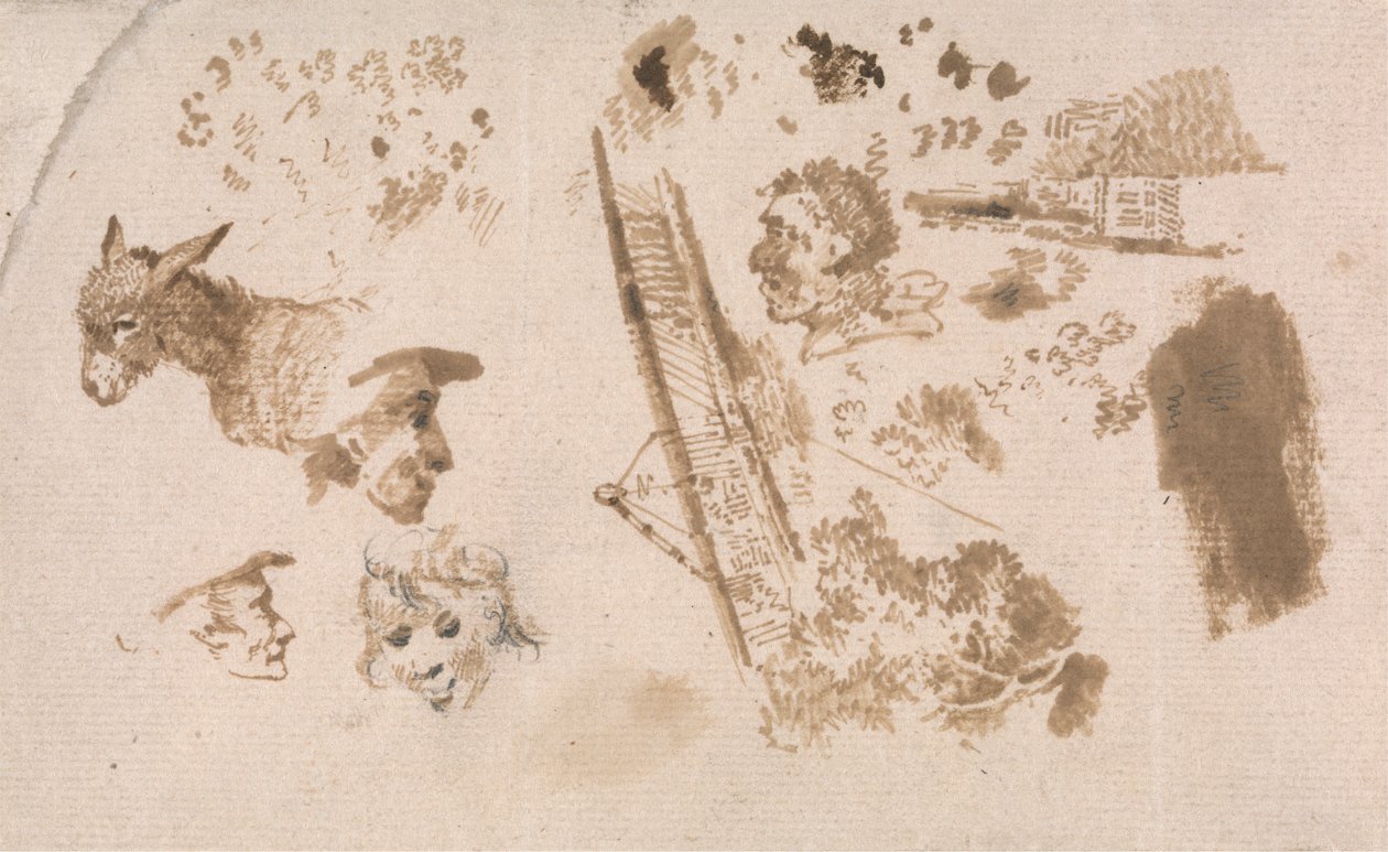 Un foglio di schizzi leggeri da James Ward