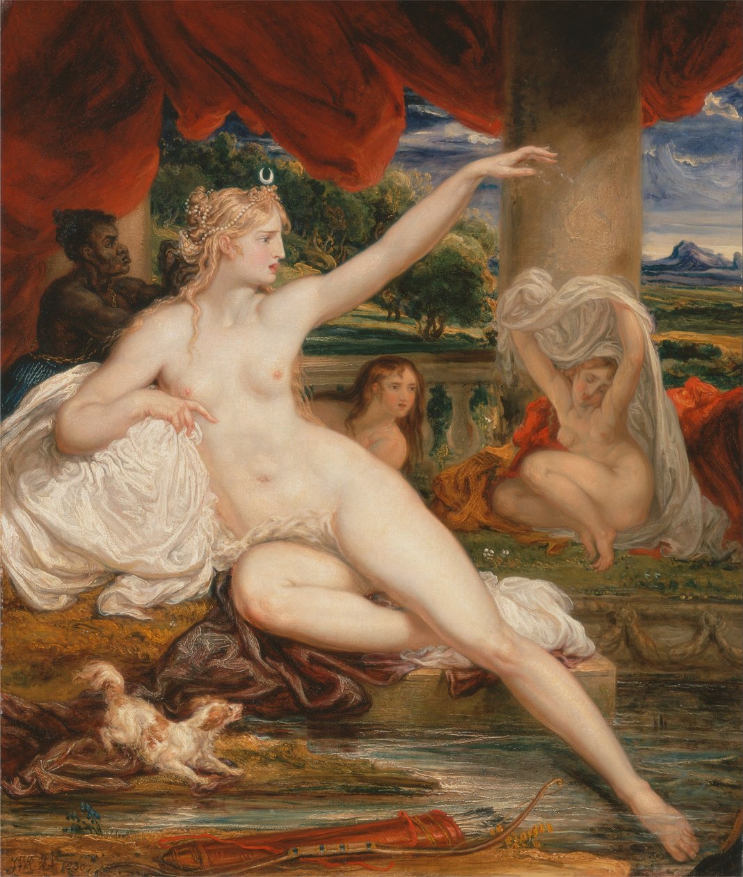 Diana al bagno da James Ward