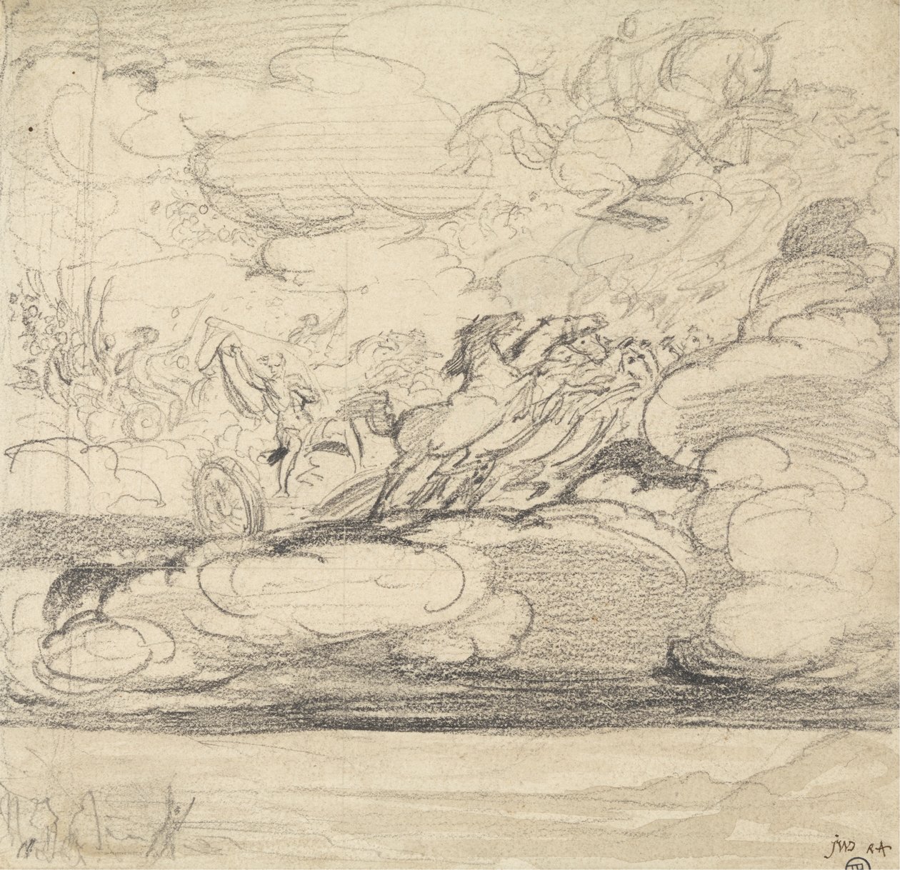 Elia che getta via il suo mantello da James Ward