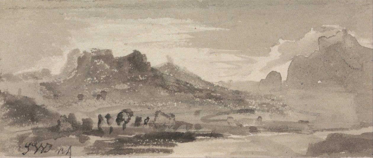 Paesaggio montano da James Ward