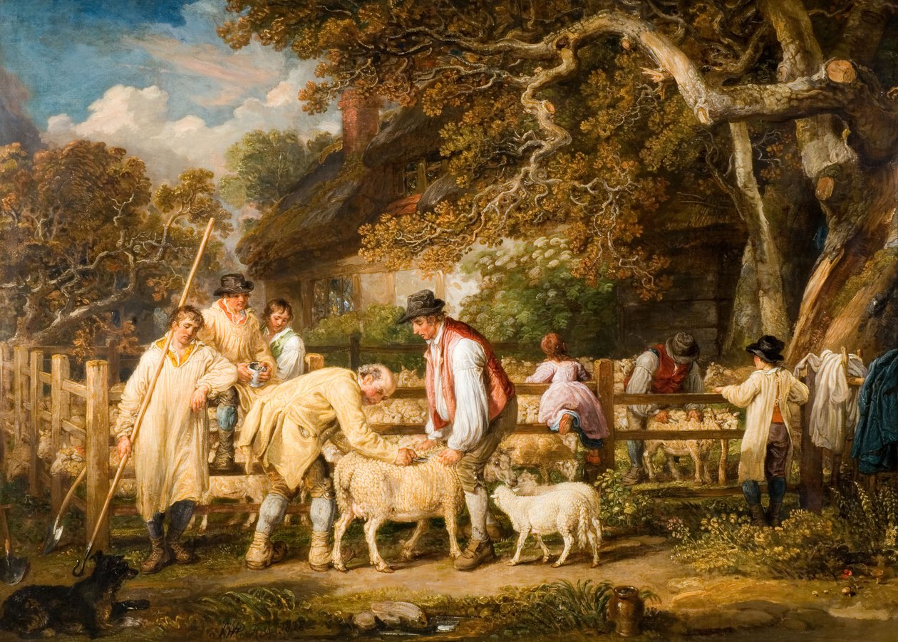 Salvatura delle pecore, 1828 da James Ward
