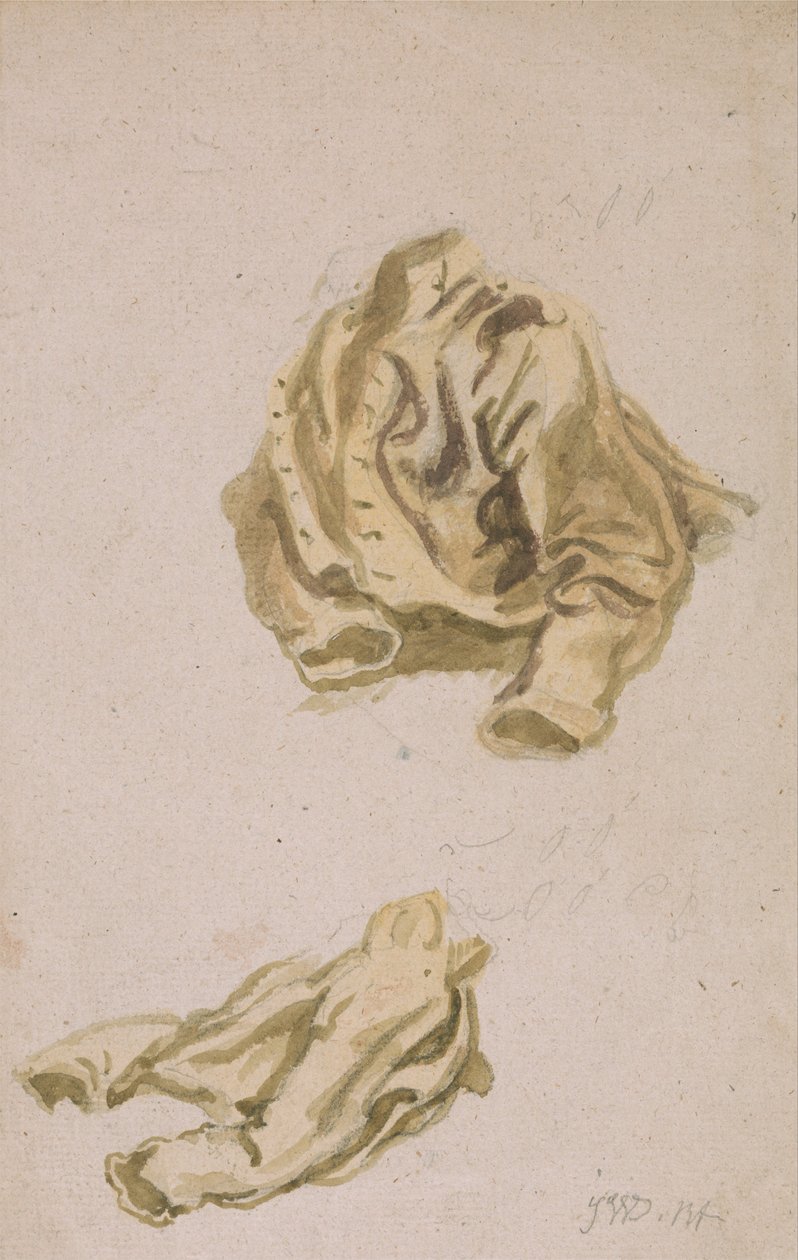 Studio di un cappotto e di un paio di pantaloni da James Ward