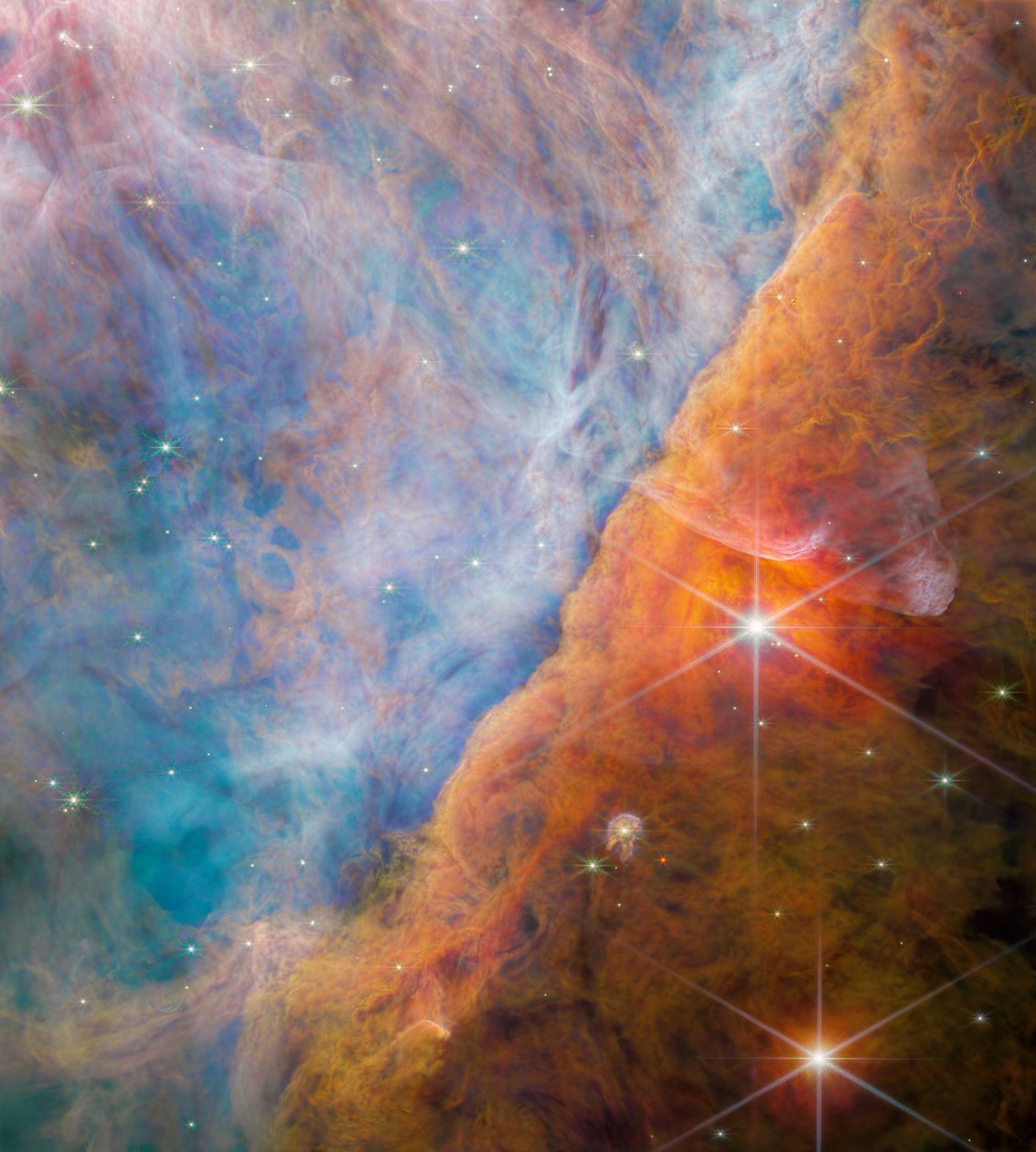 Barra di Orione da James Webb Space Telescope (NASA)