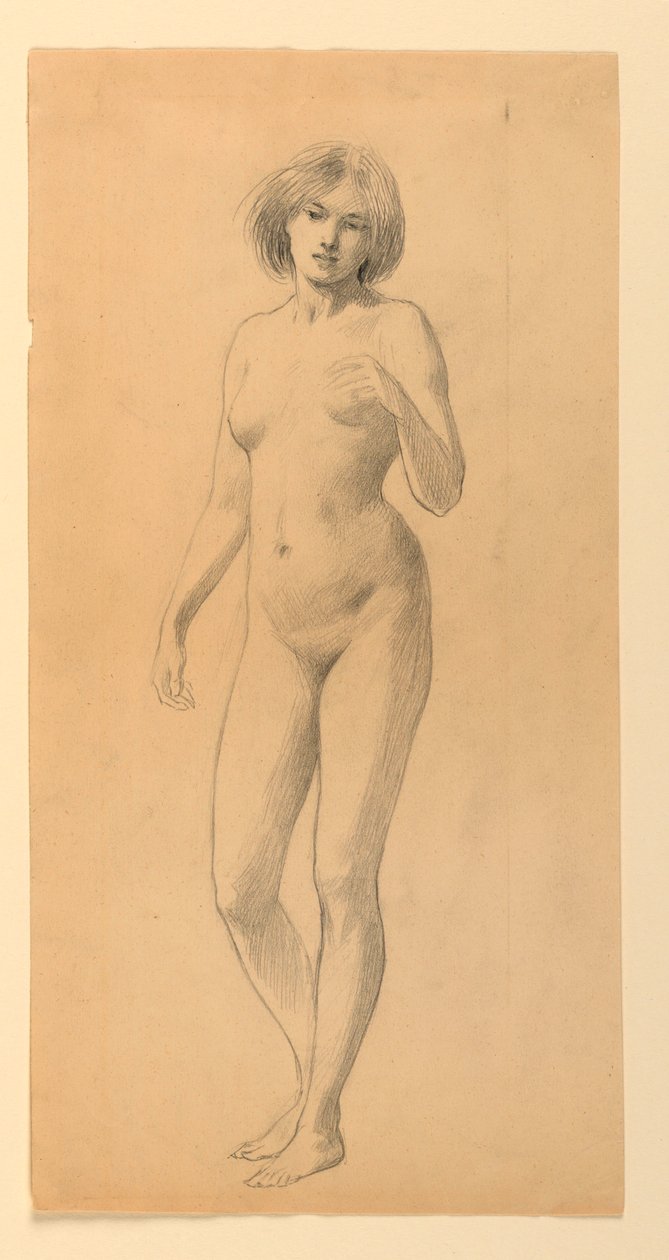 Nudo Femminile in Piedi da James Wells Champney
