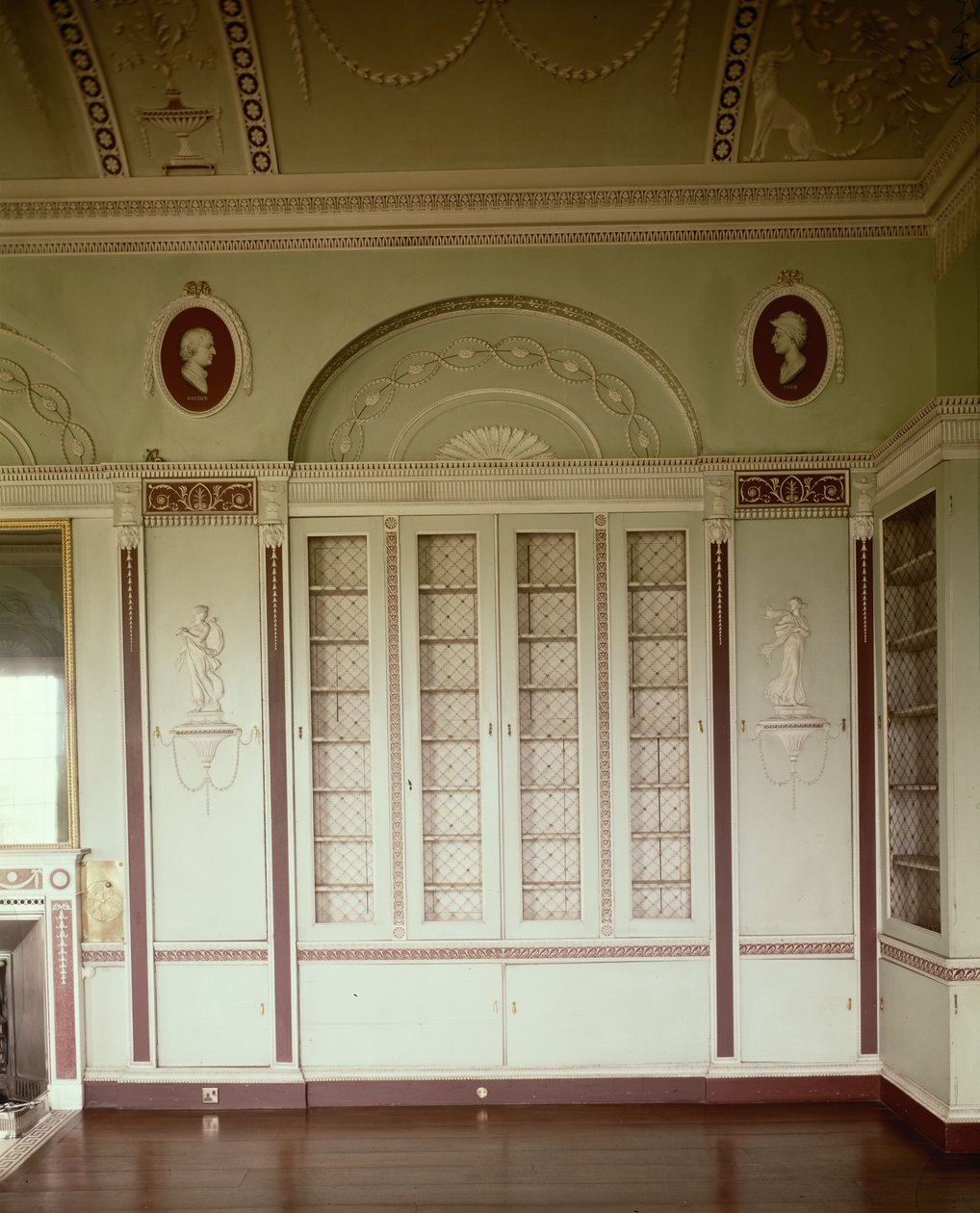 Heveningham Hall, Suffolk: biblioteca, 1778-80 da James Wyatt