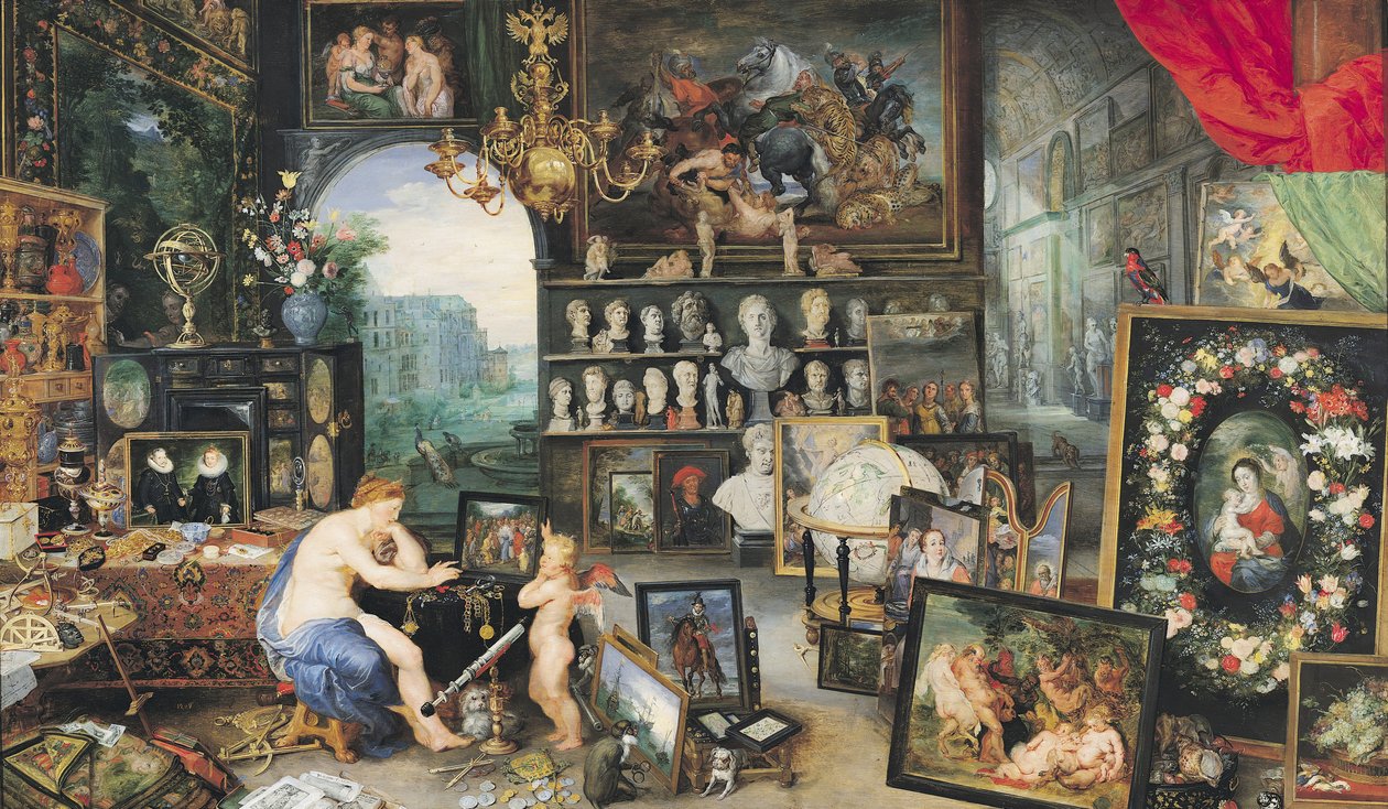 Il senso della vista, 1617 da Jan and Rubens, P.P. Brueghel