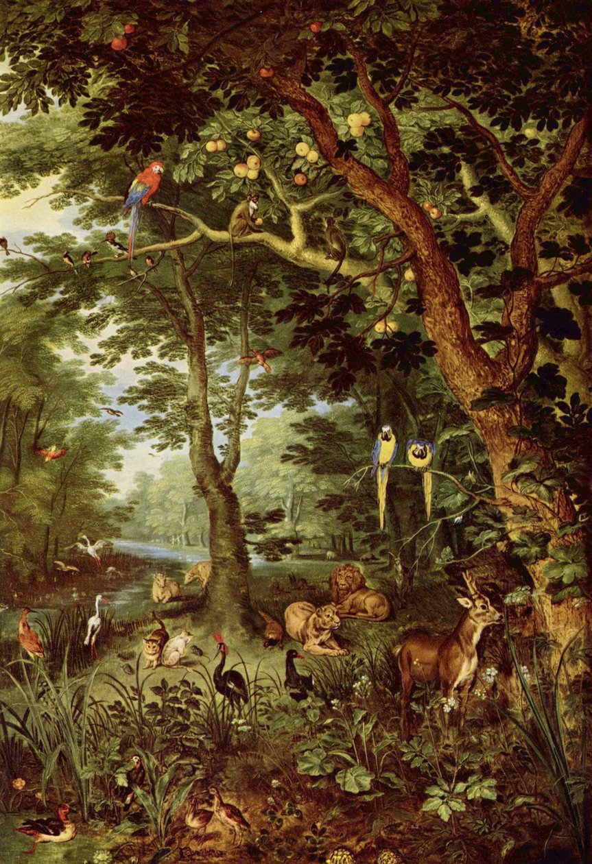 Il Paradiso da Jan the Elder Brueghel