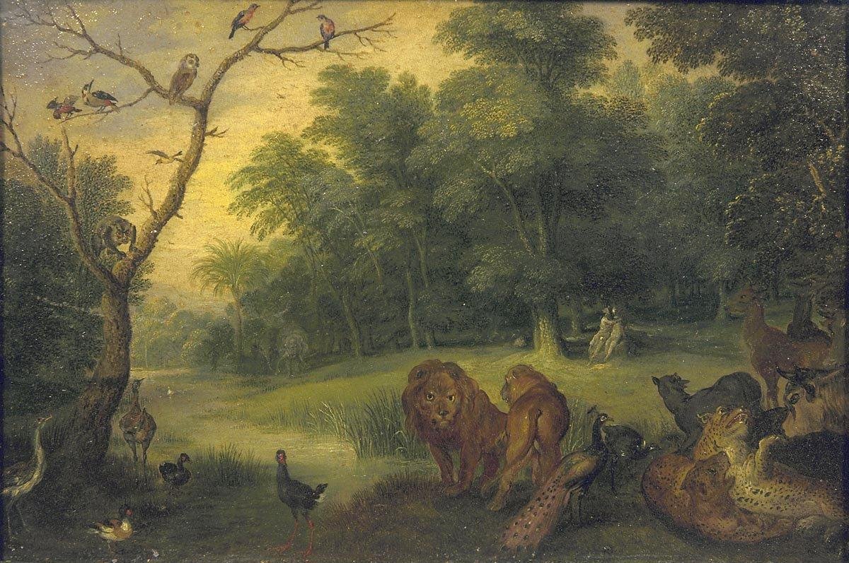 Il paradiso con la caduta di Adamo ed Eva da Jan the Elder Brueghel