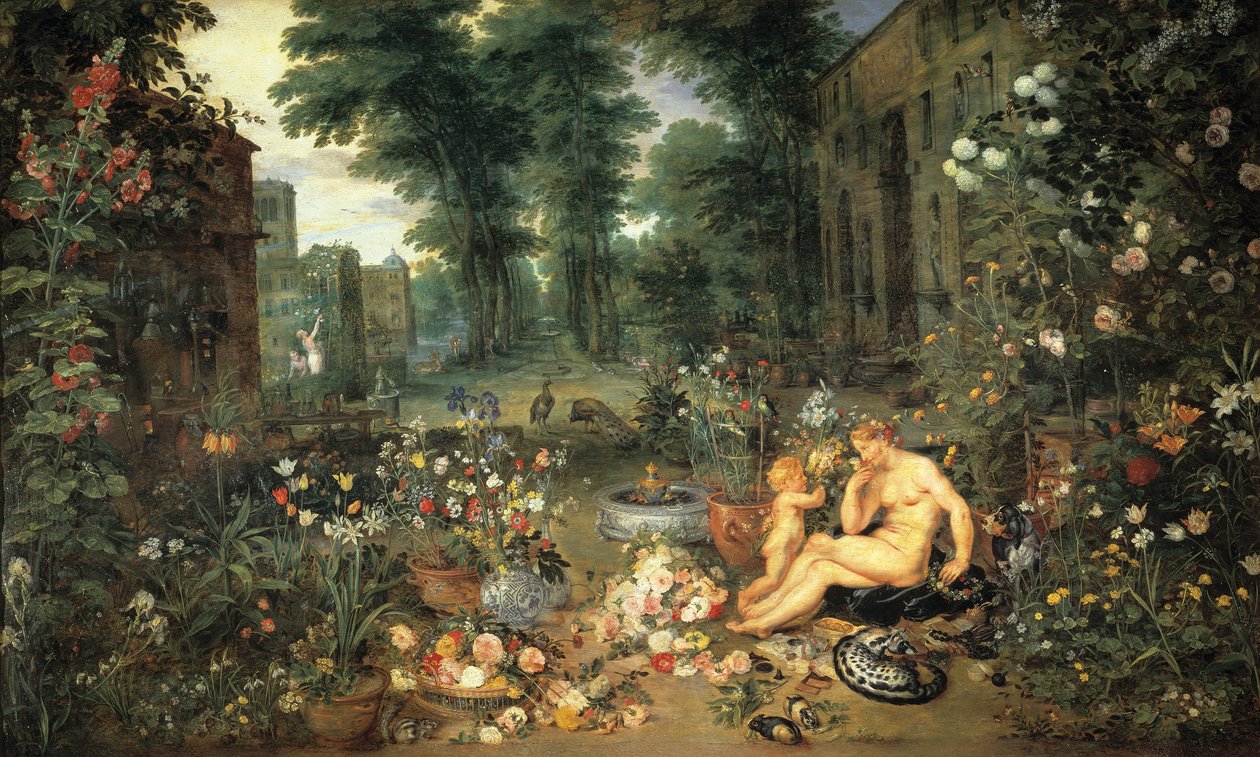 Olfatto da Jan the Elder Brueghel