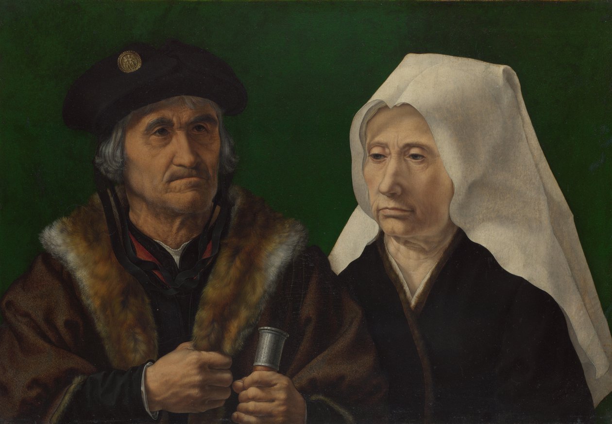 Una coppia anziana da Jan Gossaert