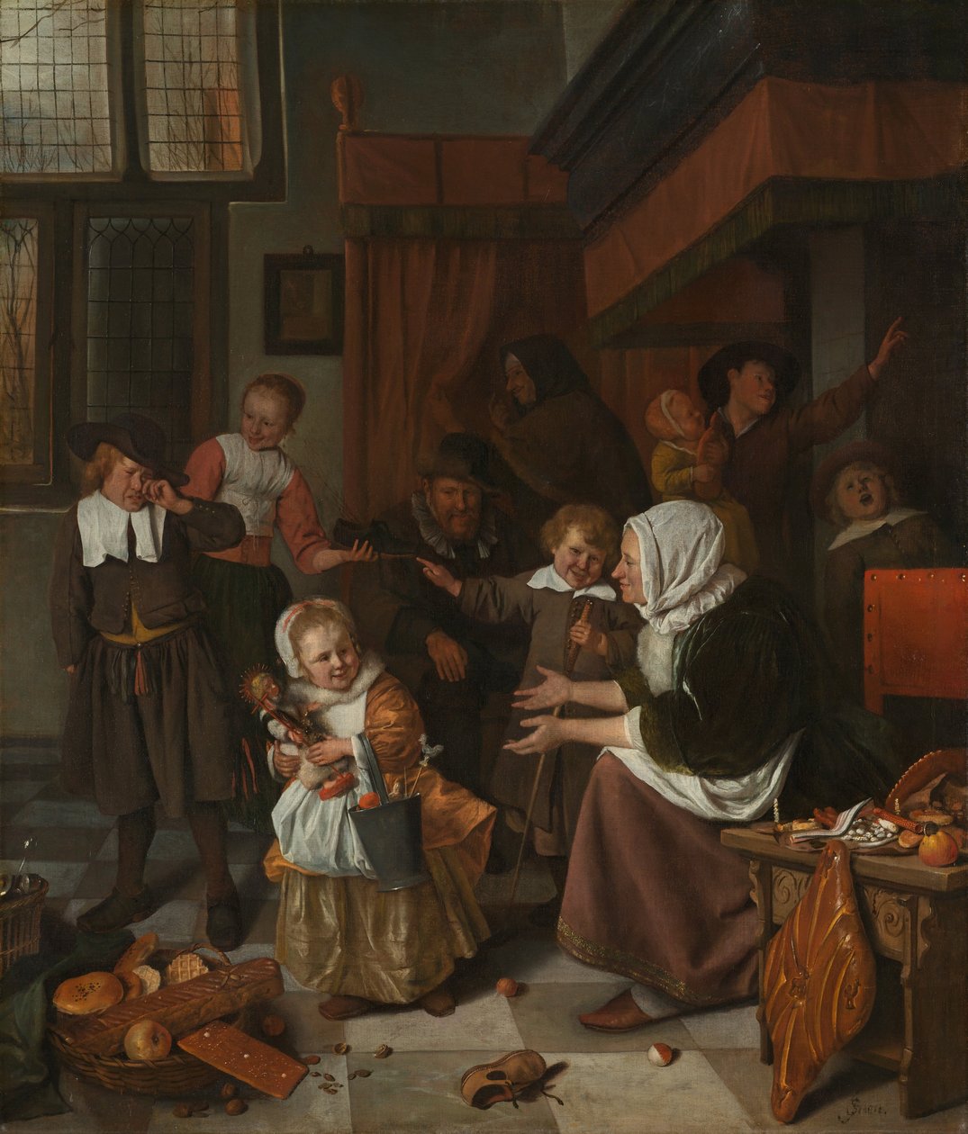 La Festa di San Nicola da Jan Havickszoon Steen