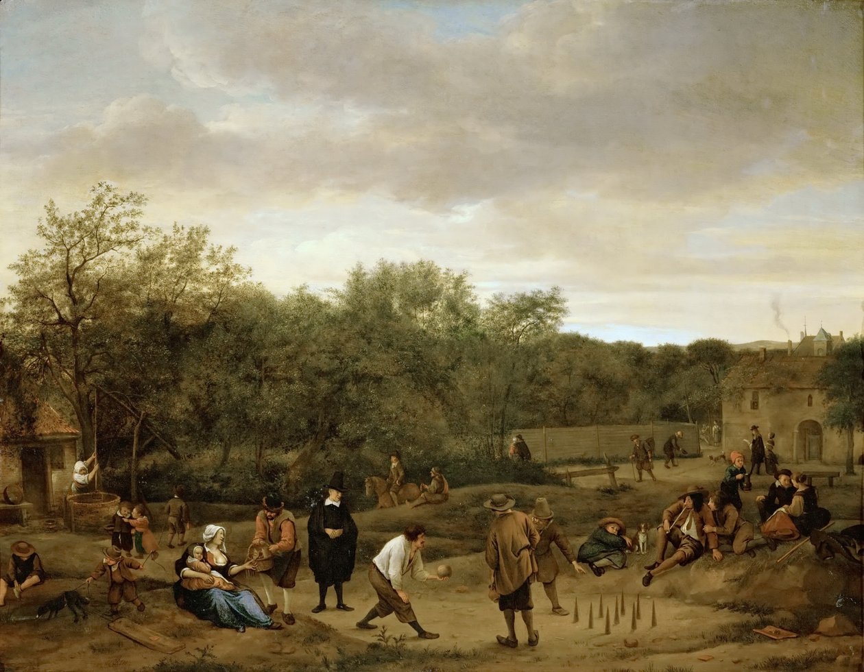 Il gioco del bowling da Jan Havickszoon Steen