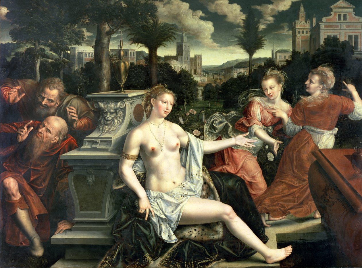 Susanna e i vecchioni, 1567 da Jan Massys or Metsys