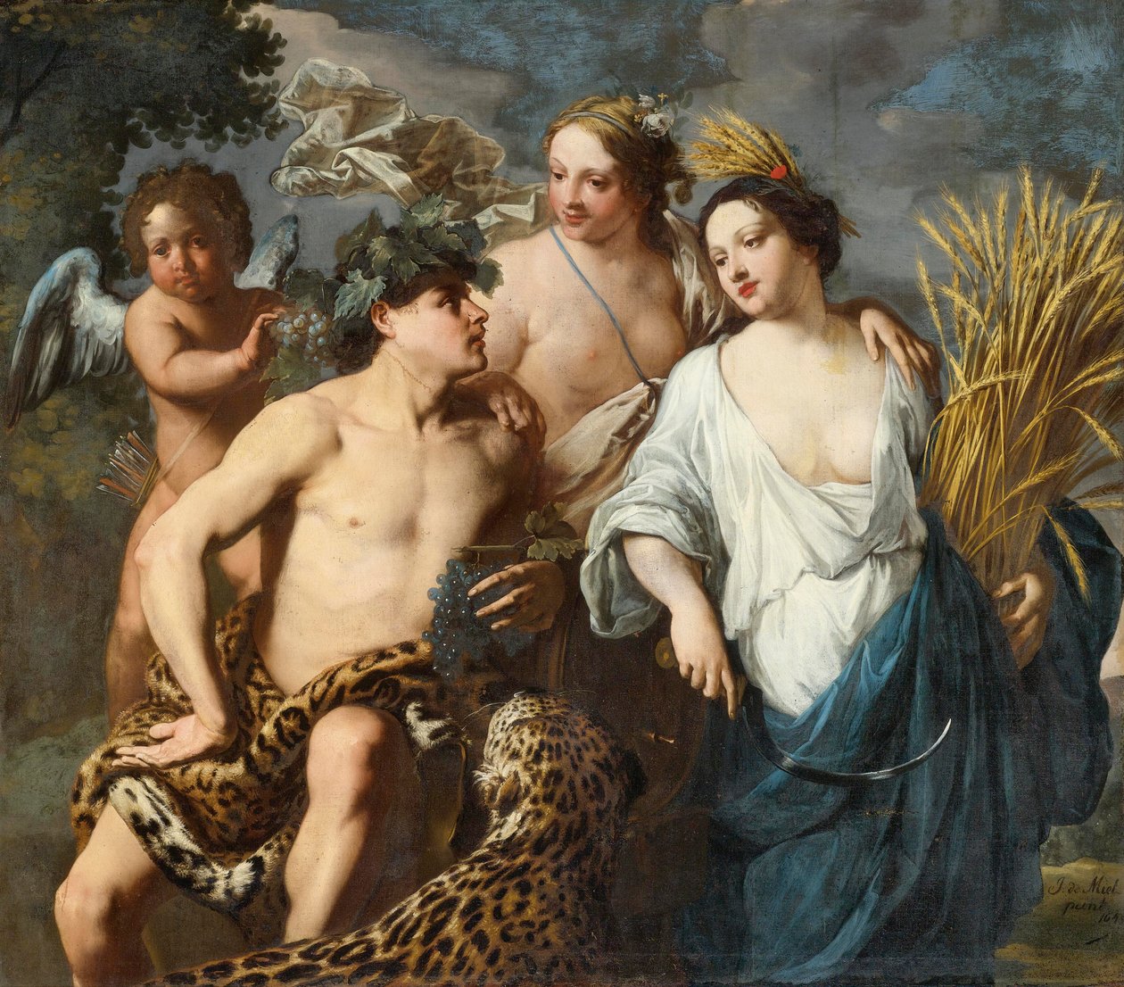 Cerere, Bacco e Venere da Jan Miel