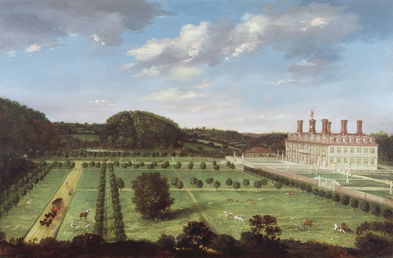 Veduta di Bayhall, Pembury, Kent, c.1675 da Jan Siberechts
