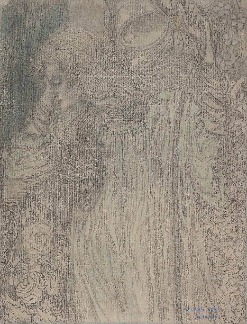 Il sognatore, c. 1897 da Jan Toorop