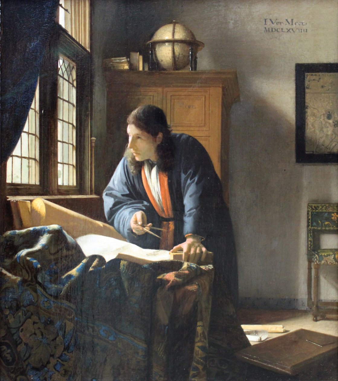 Il geografo da Jan Vermeer van Delft