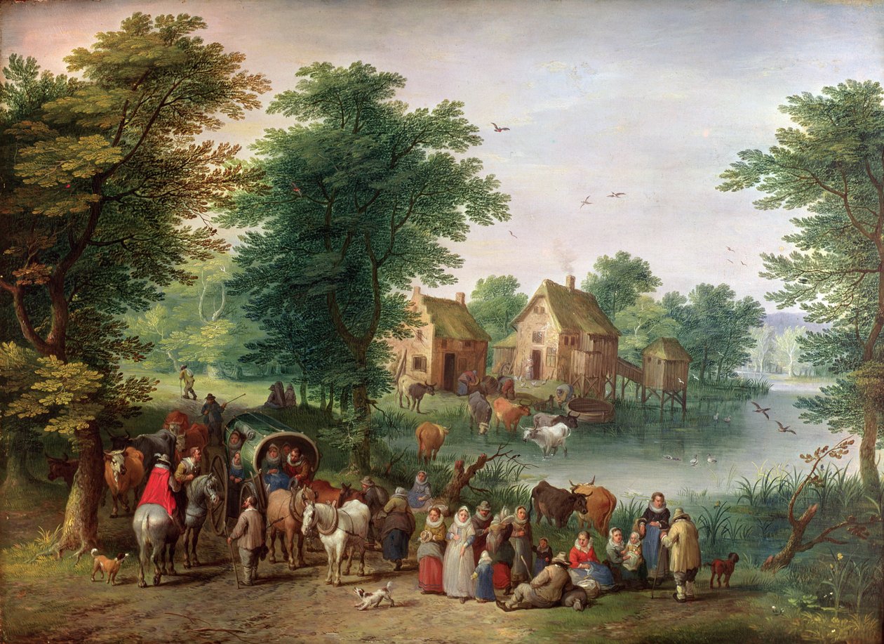 Una fiera da Jan the Elder Brueghel