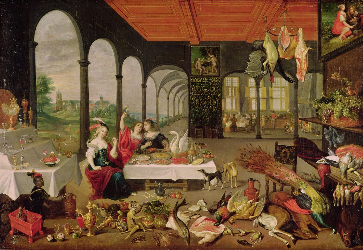 Allegoria del gusto da Jan the Elder Brueghel
