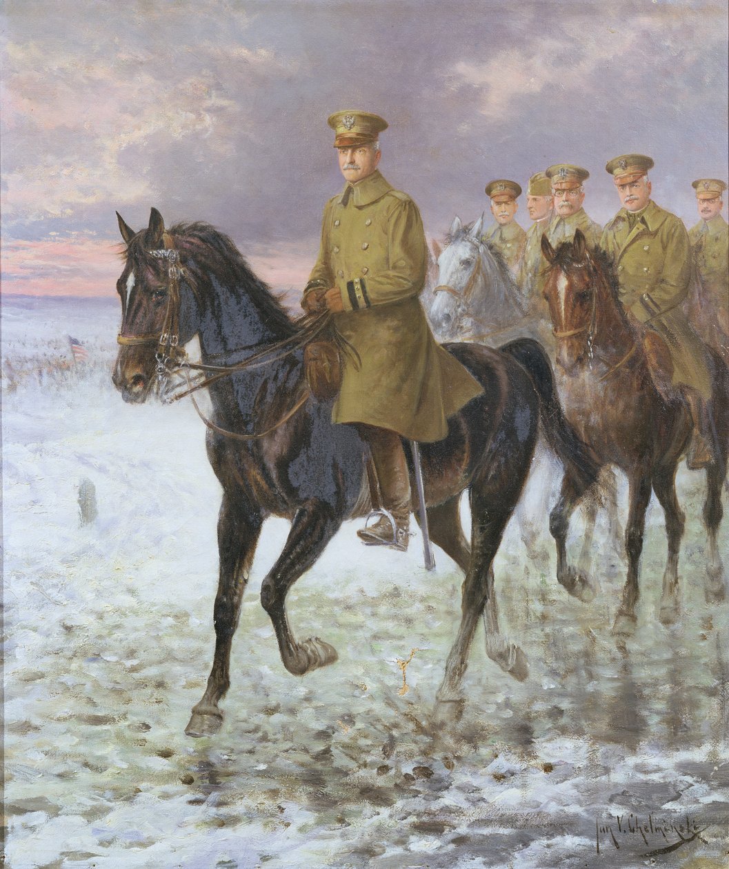 Generale John J. Pershing (1860-1948) da Jan van Chelminski