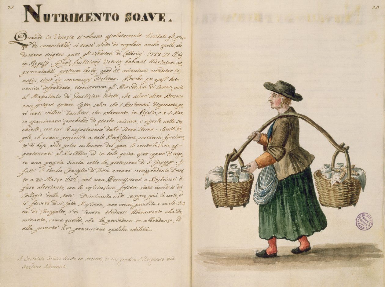 Venditore di bevande, veneziano da Jan van Grevenbroeck