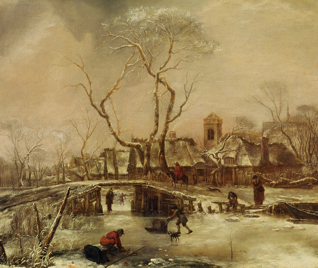 Scena invernale da Jan van de Capelle or Cappelle