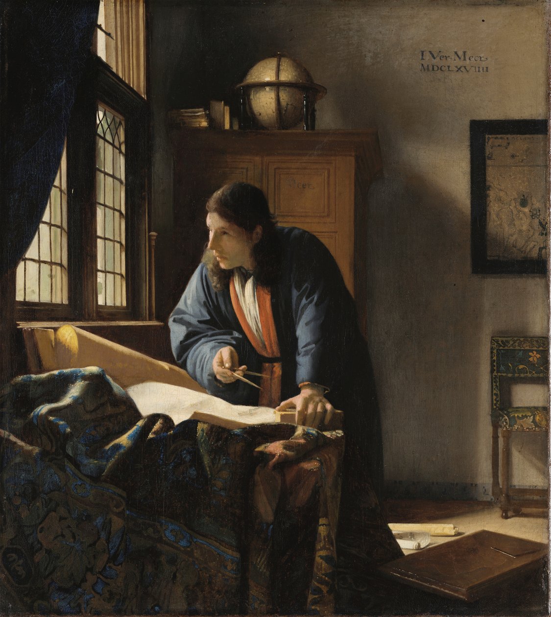 Il geografo da Jan (1632 75) Vermeer