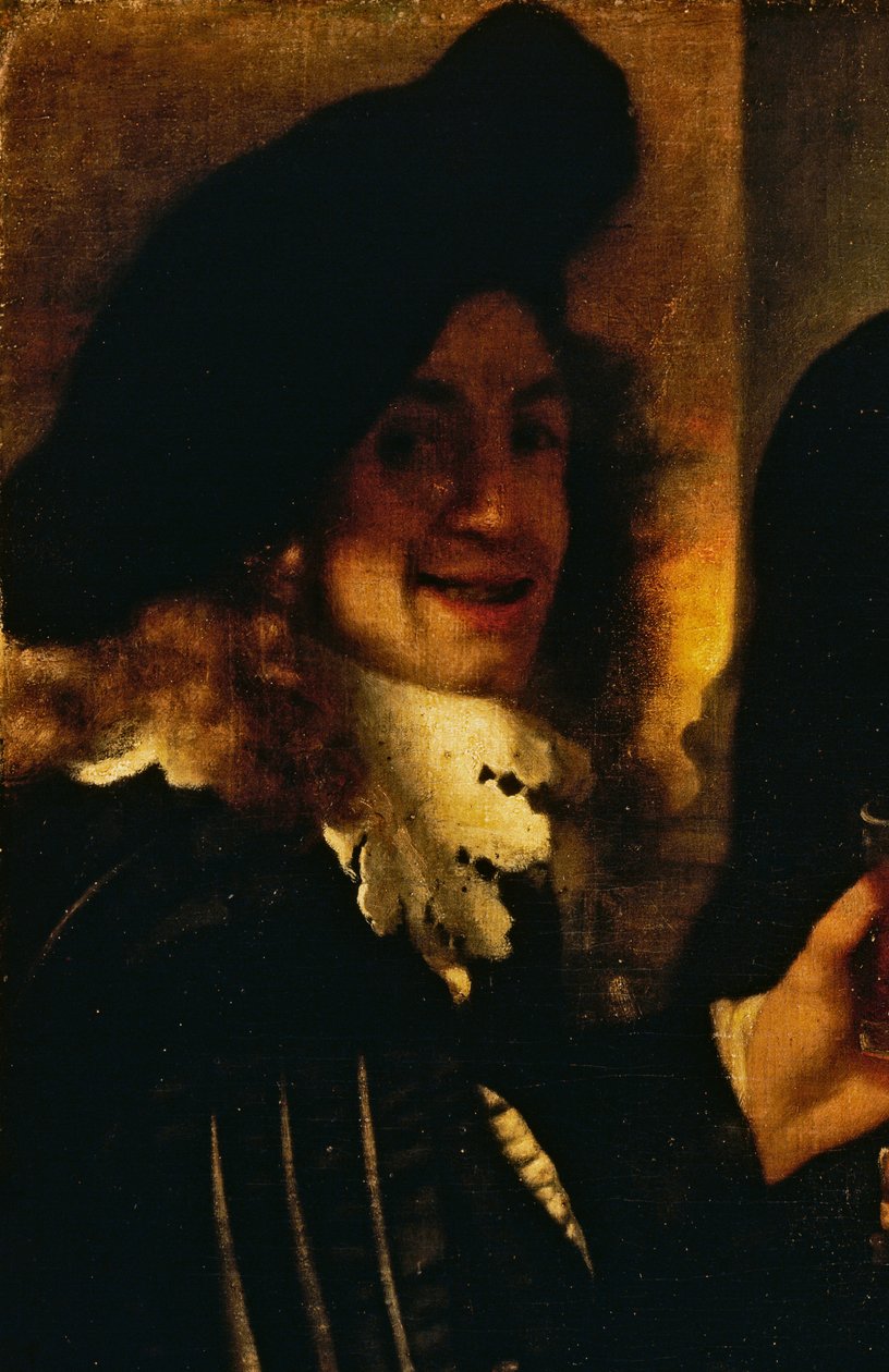 Musicista (dettaglio) da Johannes Vermeer
