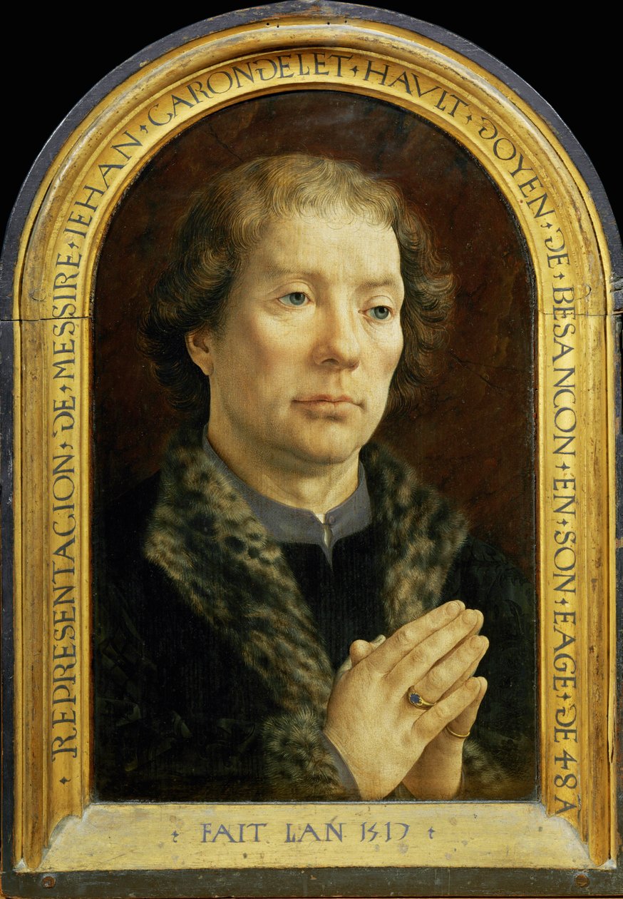 Dittico di Carondelet: Jean Carondelet ... da Jan (c.1472 c.1533) Gossaert