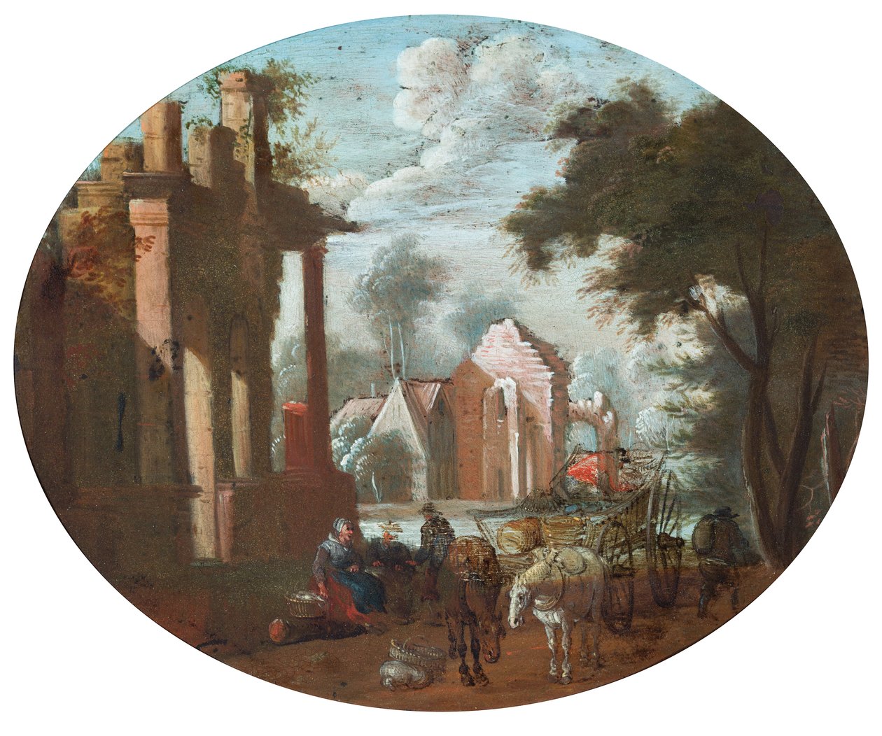 Castello in rovina da Jan (follower of) Brueghel