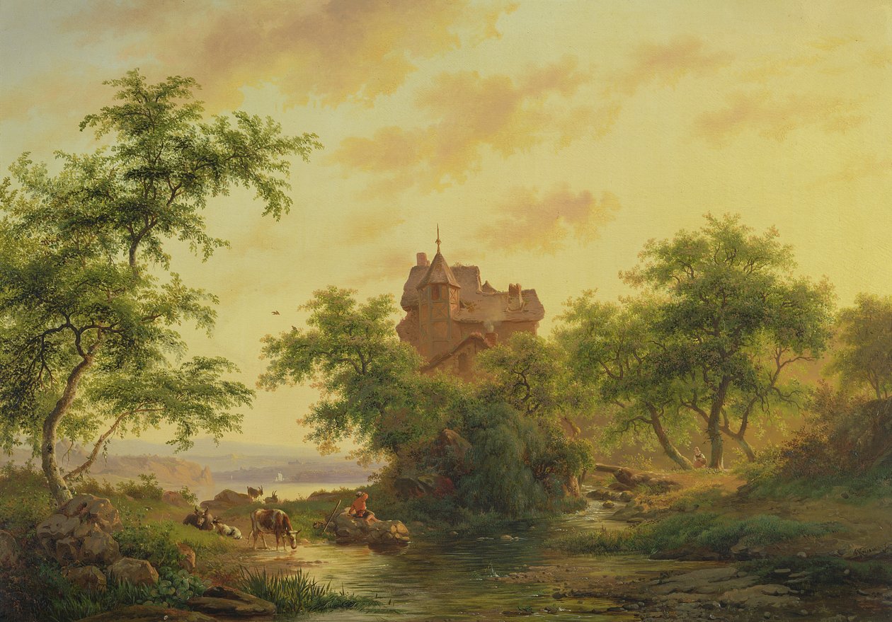Paesaggio da Jan Adam Janszoon Kruseman