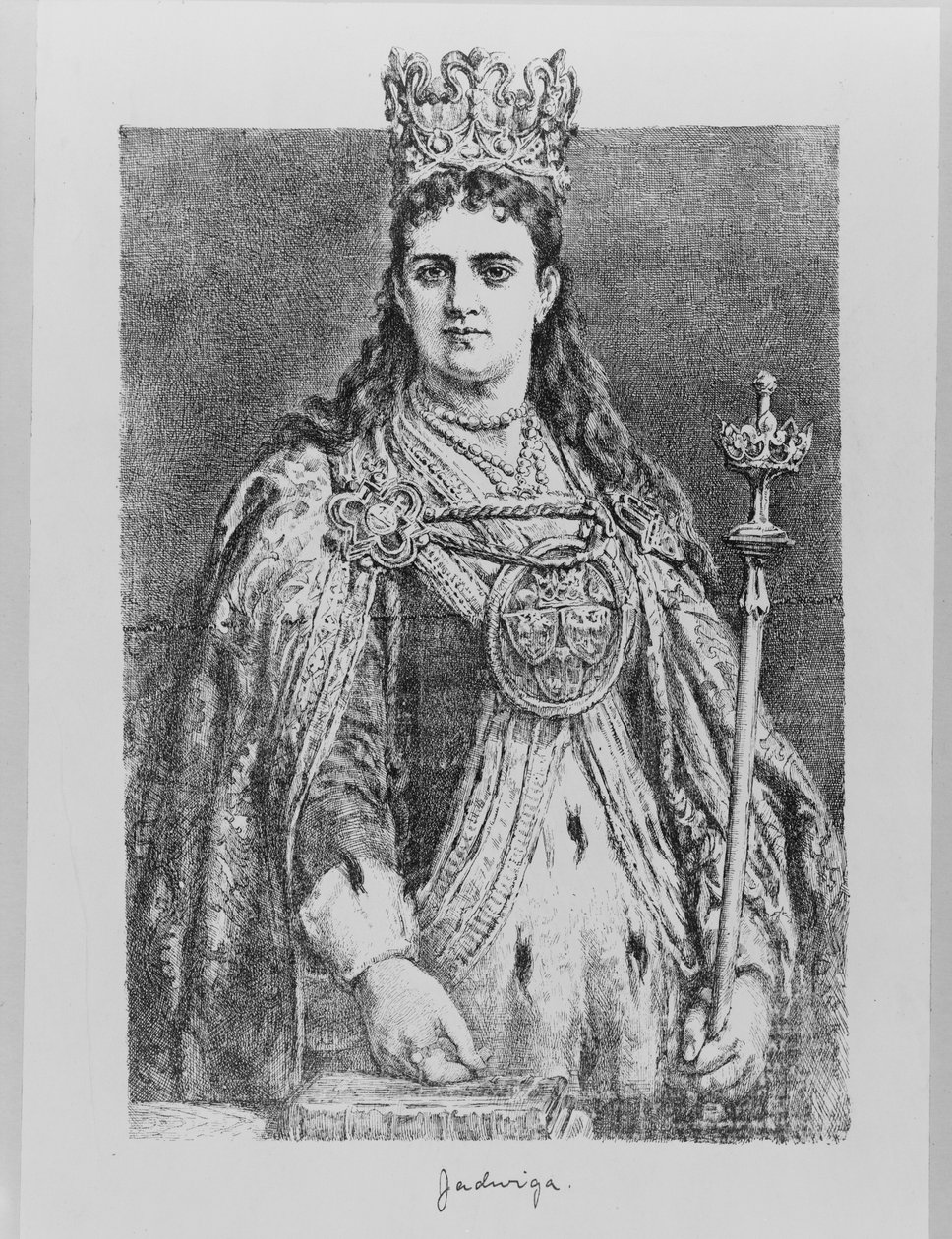 Regina Edvige di Polonia, XIX secolo da Jan Alojzy Matejko
