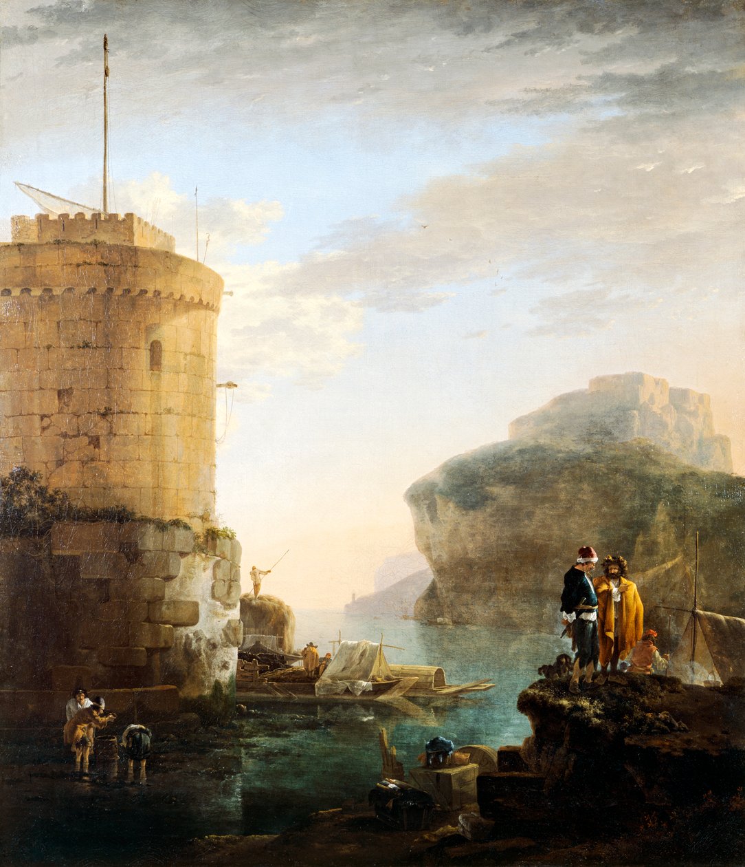 Scena di porto da Jan Asselijn